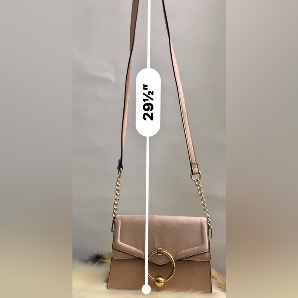 🍀 Topshop Bag Womens Leather Crossbody Shoulder Sling Clutch Gold Chain 🍀#TOP - Picture 15 of 16